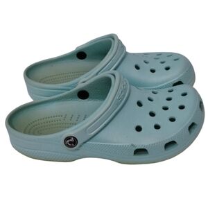 Crocs Classic Tiffany Blue Clogs Sandals Unisex Men's size 5 / Women's size 7